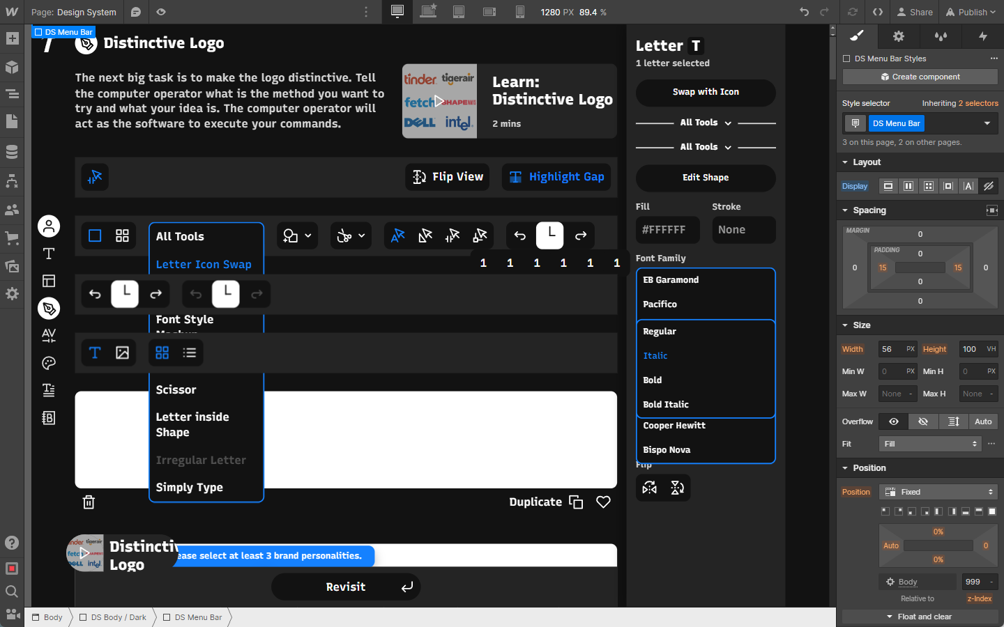 Typogram design system