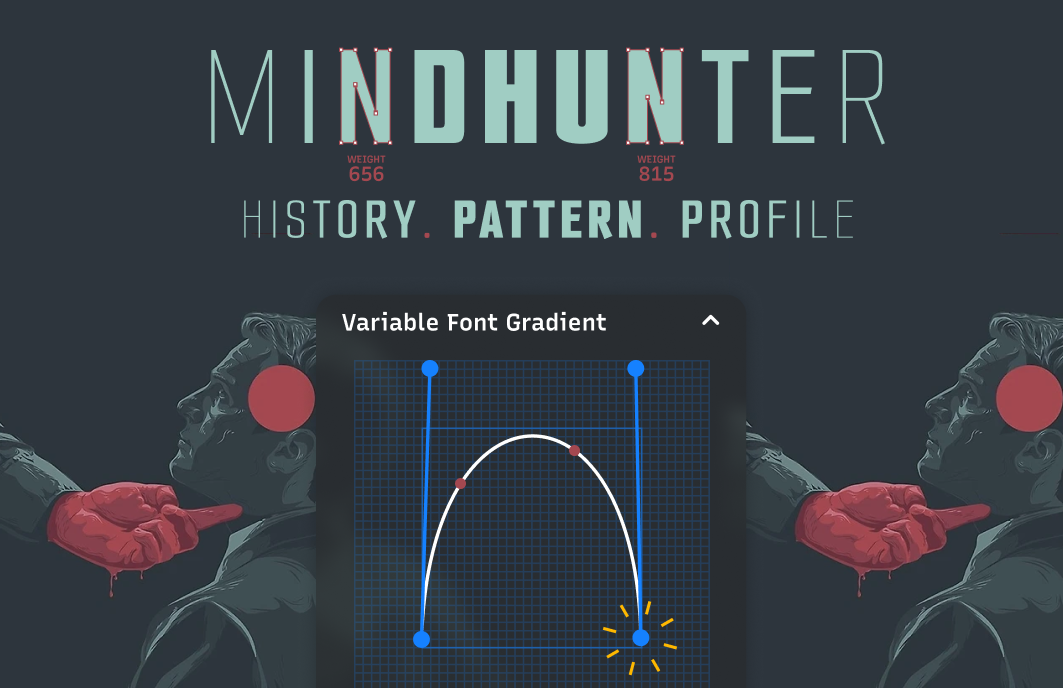 Variable Font Gradient feature