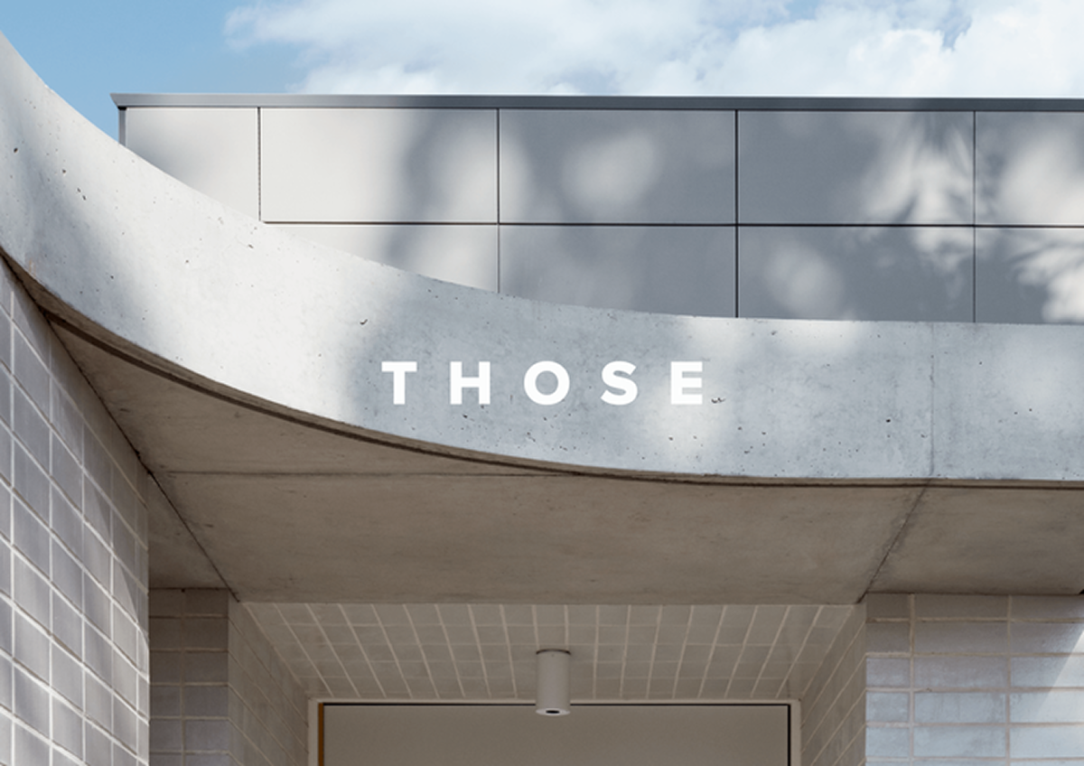 Proxima Nova being used for the logo for Those Architects. Source: FontsInUse