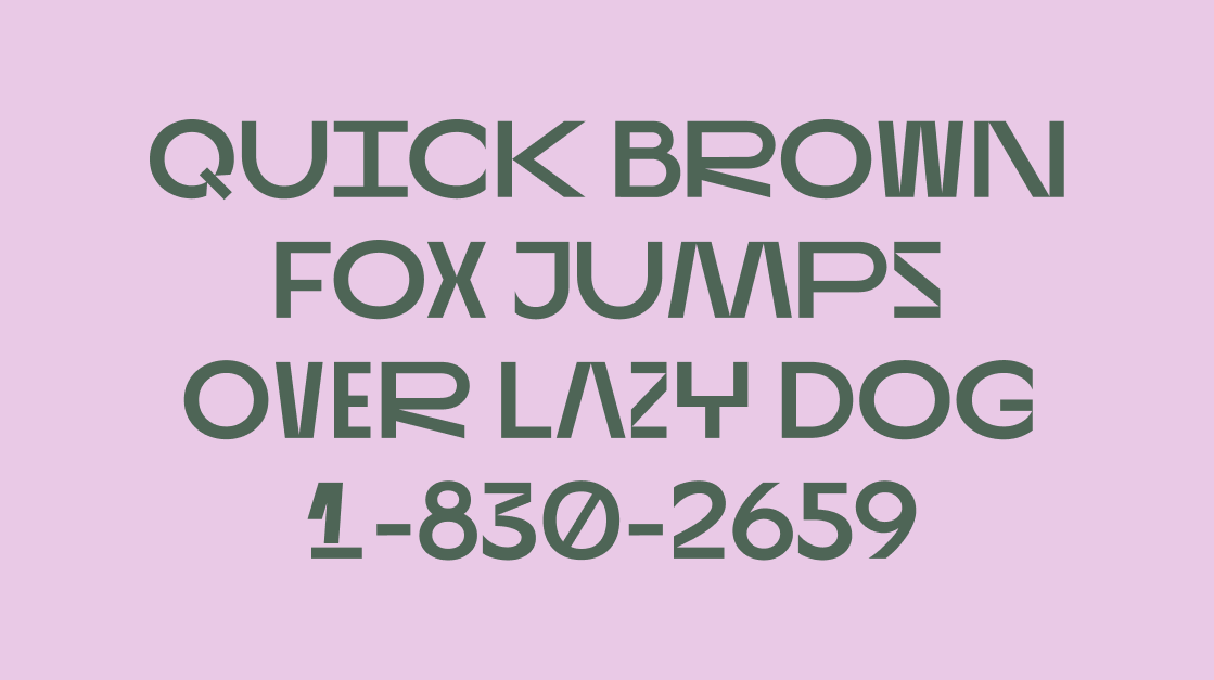 Ginsburg: Geometry That Moves display typeface
