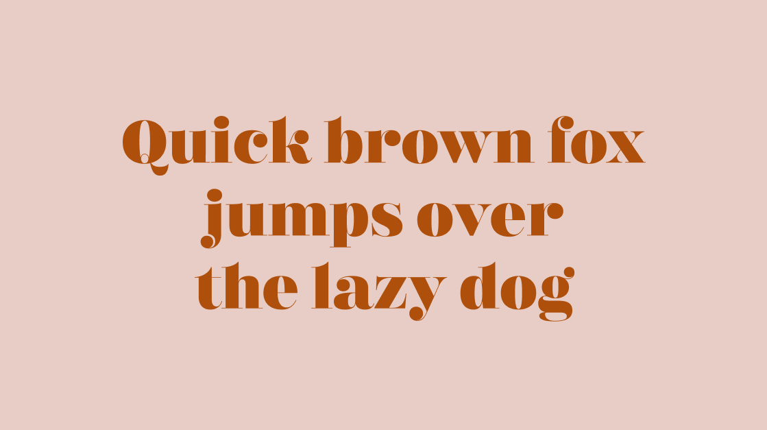 Mastadoni display typeface