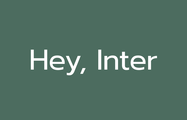 Reviewing Inter: A Versatile Font for Web and User Interface ...