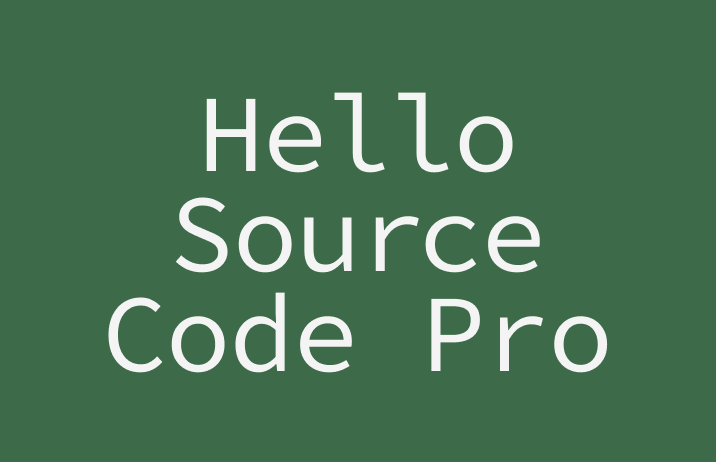 Reviewing Source Code Pro: A Many-Sided Coding Font