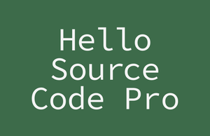 Source Code Pro Mono Reviewing Source Code Pro: A Many-Sided Coding Font - FontDiscovery