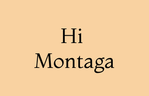 how to use montaga font