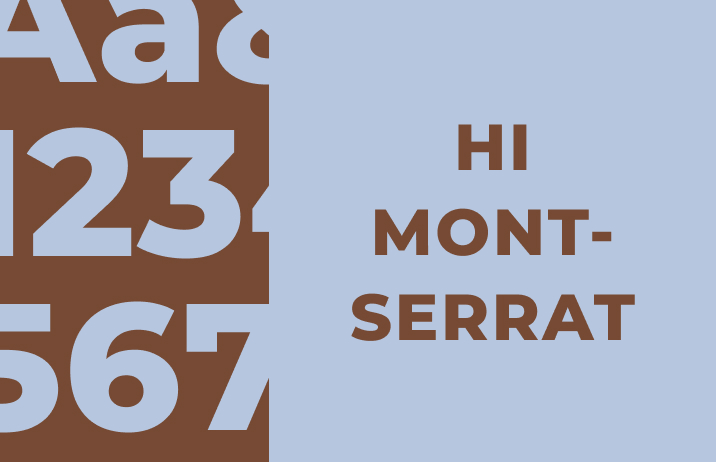 how to use montserrat font