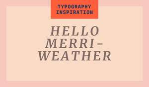 how to use merriweather font