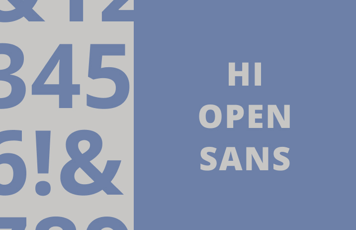 How to Use Open Sans with Logo Examples