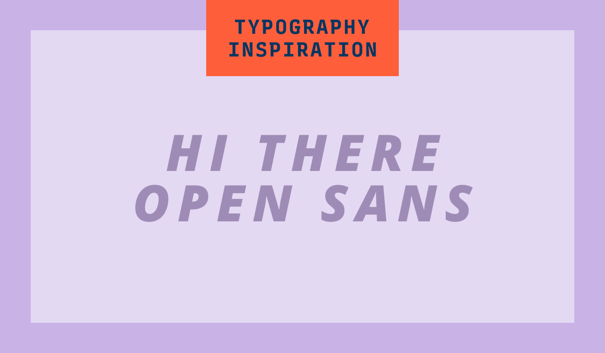 How to Use Open Sans with Logo Examples