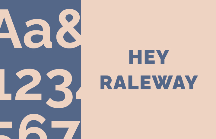 How to Use Raleway: An Elegant and Graceful E-commerce Font