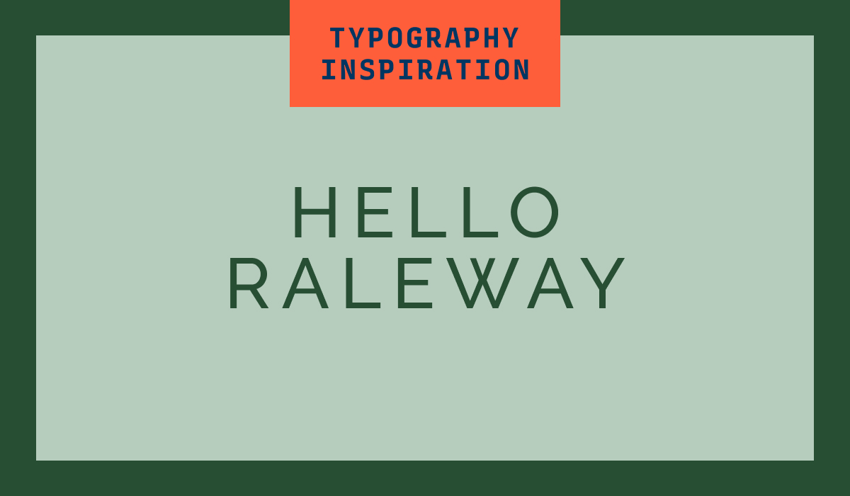 How to Use Raleway: An Elegant and Graceful E-commerce Font