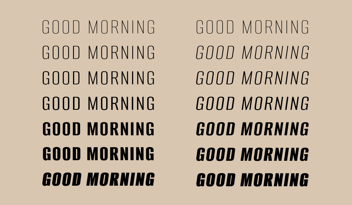 alumni sans font weights