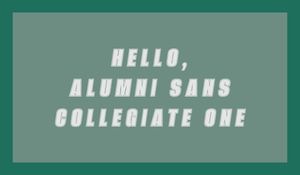 how to use Alumni Sans Collegiate One