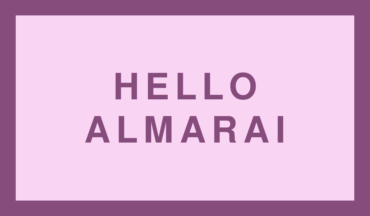 how to use almarai font