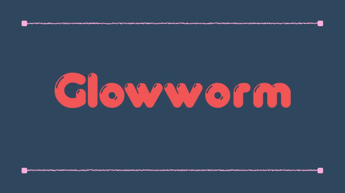Glowworm Typeface: A Luminous, Friendly Display Font Full of Character