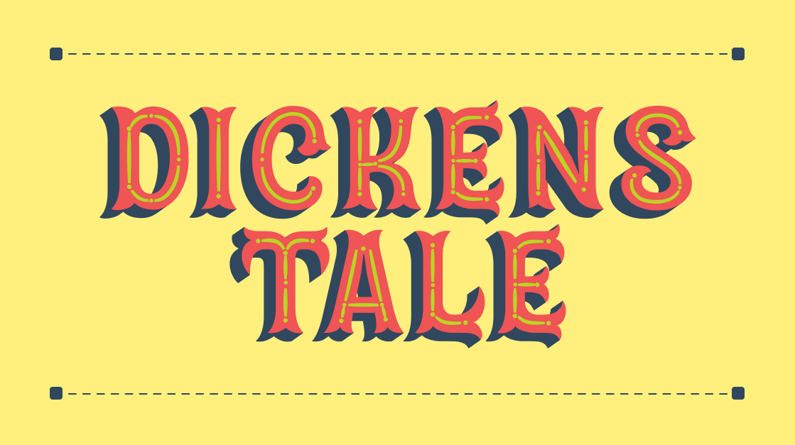 Dickens Tale Typeface: Elegant Serif Display With Victorian Storybook Charm