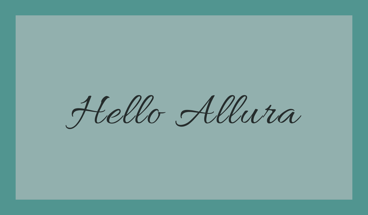 Meet Allura: A Beautiful Script That Paints Your Design Projects with Grace and Flare