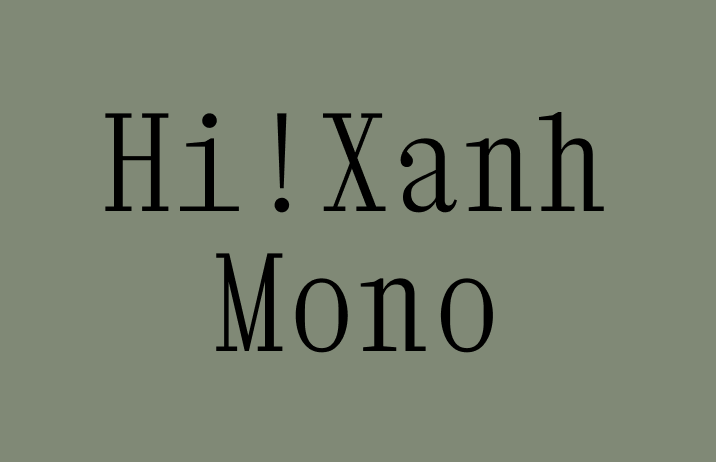 Reviewing Xahn Mono: Monospaced Serif Font Perfect for Editorials ...