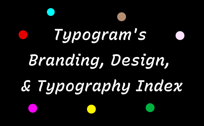 branding, design, typography index