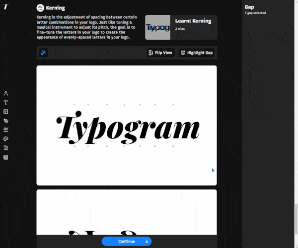 Typogram kerning feature sneak peek!
